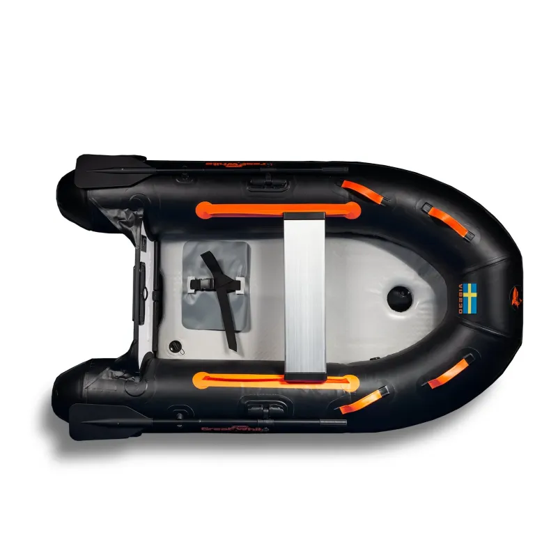 Gummibåt med elmotor Gummibåt med elmotor